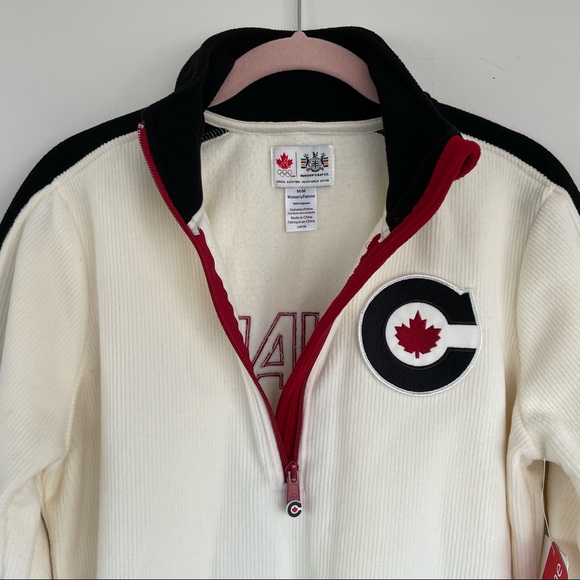 HBC Hudson’s Bay Co CANADA 2010 Winter Olympics Official Womens Fleece Jersey - Picture 6 of 13